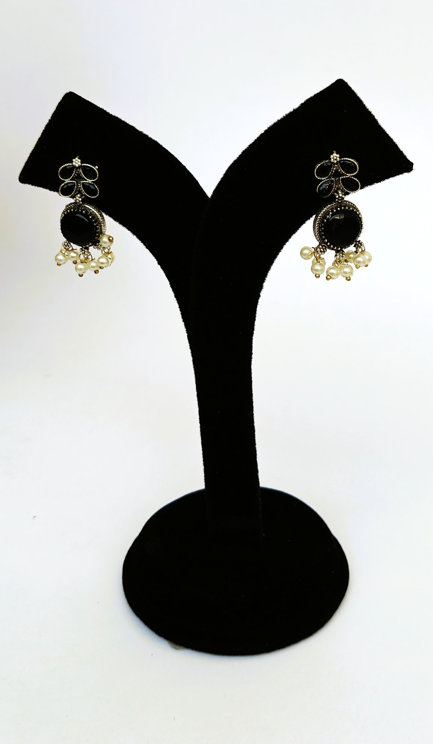 OXIDISED BLACK ANTIQUE NECKLACE SET