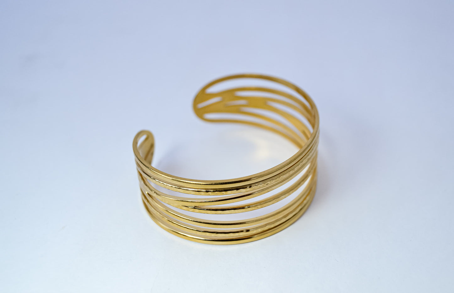 MULTI BANGELED ANTI TARNISH GOLDEN BRACELET