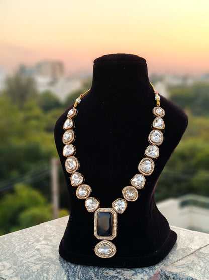 MOSSANITE NECKLACE WITH MONALISA STONE
