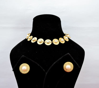 MINIMALPEARL COIN NECKLACE