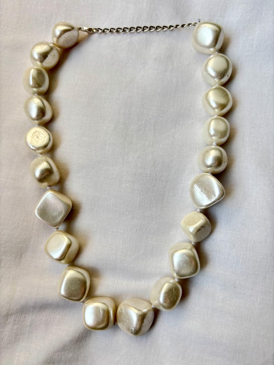 REAL FRESH WATER MOTHER OF PEARL NECKLACE