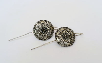 OXIDISED CUFF EARRINGS