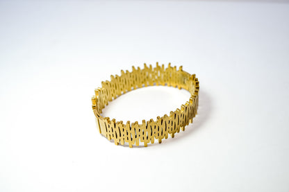ANTI TARNISH GOLD PLATED MOSAIC  BRACELET