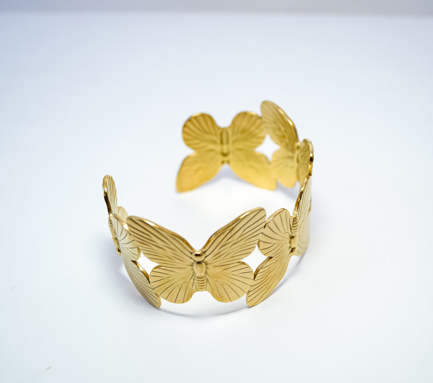 ANTI TARNISH GOLD PLATED BUTTERFLY BRACELET